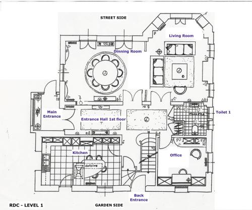 Villa de caractère 8 à 15p, 350 m2 - 15 mn Paris, 10 mn Versailles