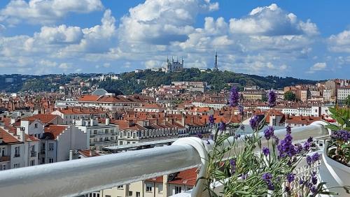 PLEIN SUD Terrasse Panoramique Climatisation Garage Netflix - Location saisonnière - Lyon