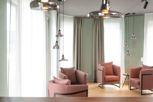 Bendra svetainė / televizorius, Brera Serviced Apartments Ulm in Ulmas