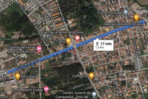 Pe n'Areia Guesthouse in Árvore