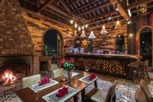 Konyha, Chau Long Sapa II Hotel near Ham Rong Hegy