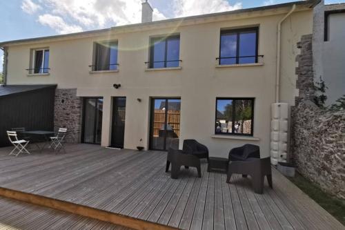 Maison T4 neuve avec extérieur à Saint-Malo gîte à louer La Découverte