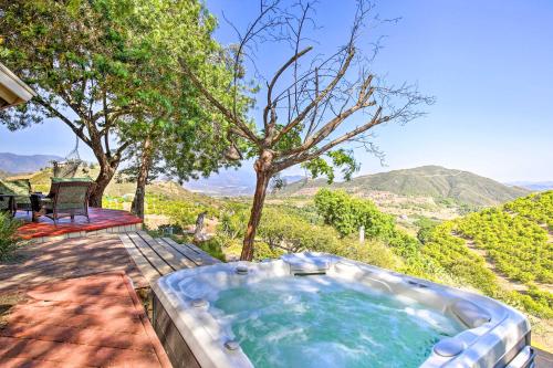 Hilltop Home in Wine Country with Hot Tub and Views!