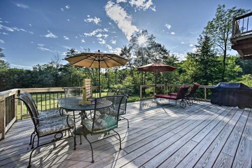 Luxury Home with Deck Explore the Catskill Mtns!