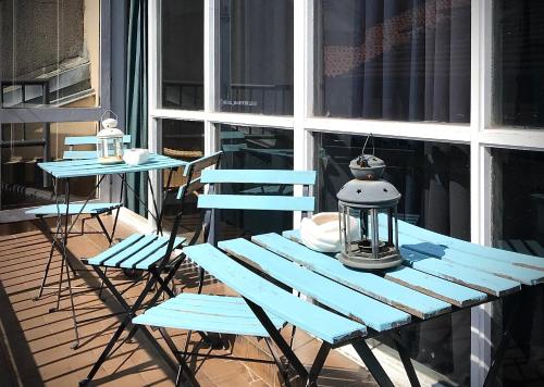 balkon/terras, Quartier Bilbao Hostel in Bilbao