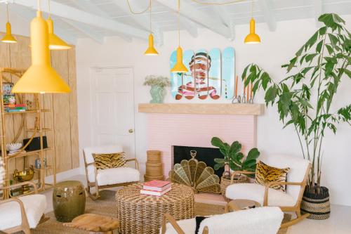 Lobby, Les Cactus in Palm Springs (CA)