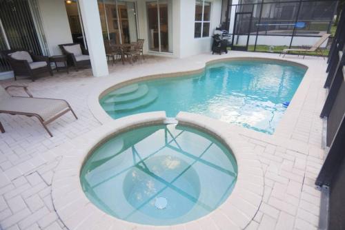 Free Water Park 4BR4BA Private Pool Game Room- Windsor Hills 7739TB