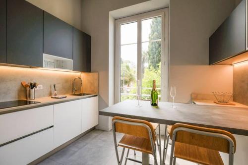 Kitchen, Mont Boron Magnificent View-3 Rooms - Wifi - A.C in Mont Boron