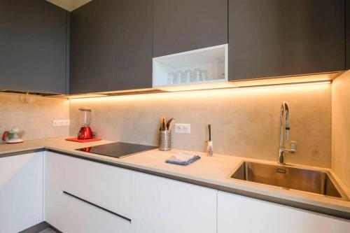 Kitchen, Mont Boron Magnificent View-3 Rooms - Wifi - A.C in Mont Boron