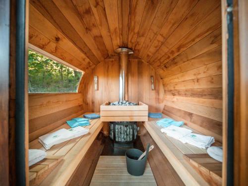 Szauna, Treehous Sněžník s wellness (Treehous Sneznik s wellness) in Kraliky