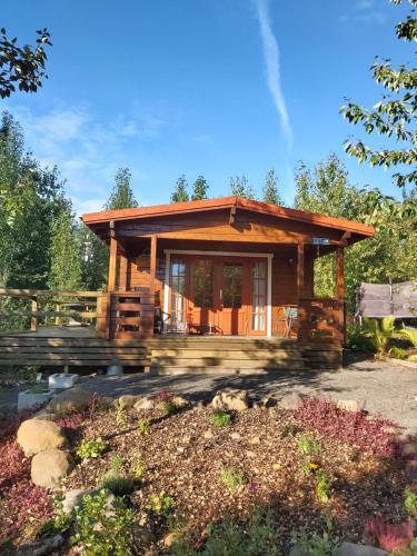 Vista exterior, Bakkakot 1 - Cozy Cabins in the Woods in Húsavík