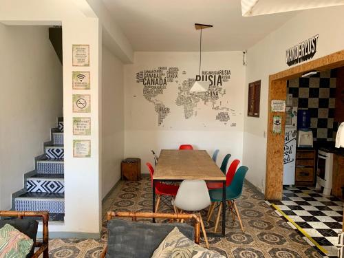 주방, A Coroa Hostel & Pousada in 아라이알도카보
