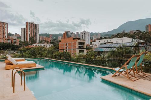 balkong/terrass, The Click Clack Hotel Medellín (The Click Clack Hotel Medellin) in Medellín