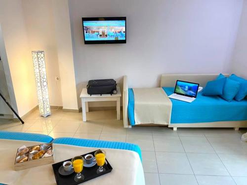 Palotel Design Gouvia Palotel Luxury Gouvia Corfu is a popular choice amongst travelers in Corfu Island, whether exploring or just passing through. Both business travelers and tourists can enjoy the propertys facilities a