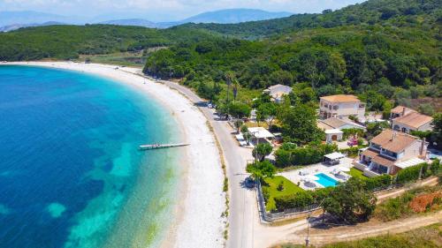 Exterior view of Avlaki Beachfront Villa