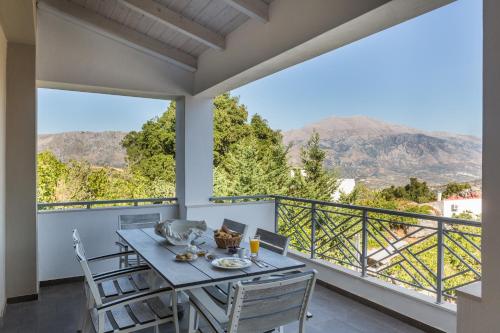 Balcony/terrace, Villa Angelica Meronas in Stavros