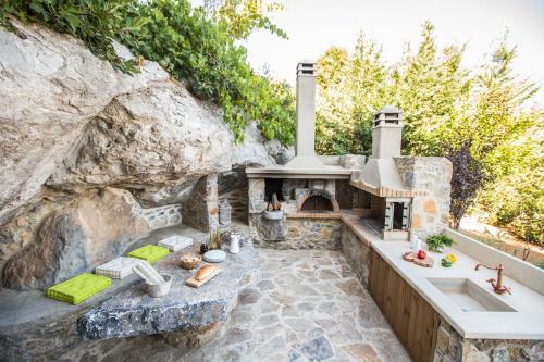 Facilities, Villa Angelica Meronas in Stavros