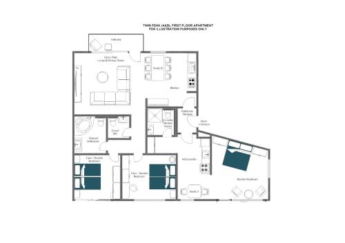 Twin Peak apartment at Nevada prime