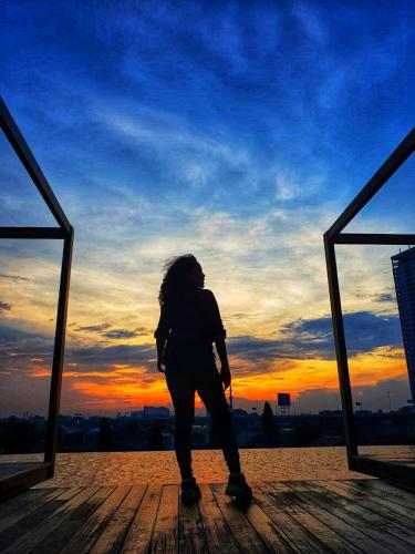 ทัศนียภาพภายนอกโรงแรม, Apartemen Grand Kamala Lagoon Studio By Bonzela Property in เบกาซี