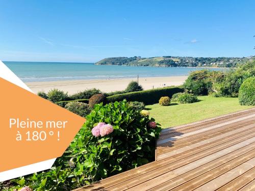 Rare, Vue pleine mer à 180°c surplombant la plage