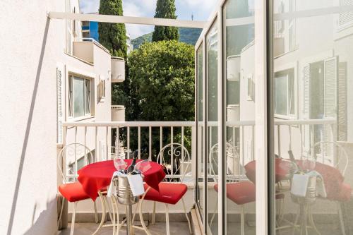 balkon/terras, Hotel Dubrovnik near Lapad Bay