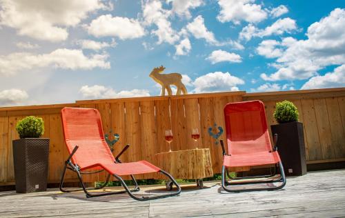 ระเบียง/ชานเรือน, Appartement Tirolia Leutasch in เลเนอร์