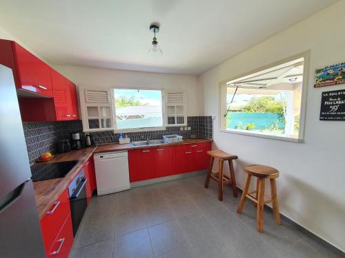 Kitchen, Villa Ohana in Berard