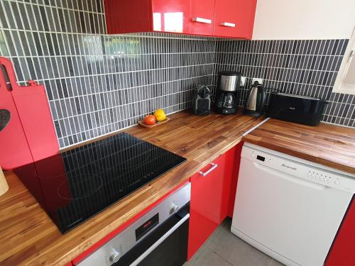 Kitchen, Villa Ohana in Berard