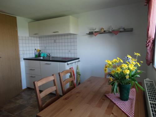 廚房, Ferienwohnung Landblick in 布卡