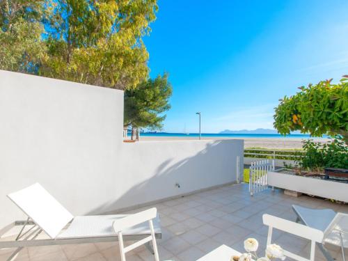 Apartment Oiza Sand Castles 23 at Alcudia Beach, WIFI and aircon