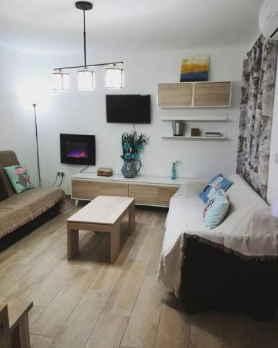 Koplietošanas atpūtas telpa ar TV, La Villa in El Burgo