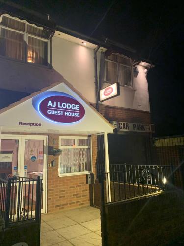 Exterior view, AJ Lodge in Slough