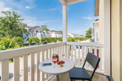 Erkély/terasz, Familienhotel Villa Sano in Baabe városközpont