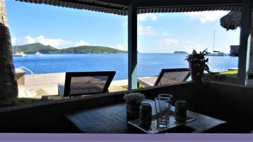 Balcony/terrace, Sunset Hill Lodge in Bora Bora Island