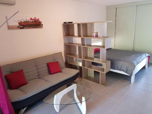 studio meublé Montjoly avec accès piscine