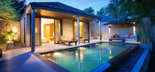 Balcony/terrace, Muthi Maya Forest Pool Villa Resort (SHA Plus+) in Khao Yai