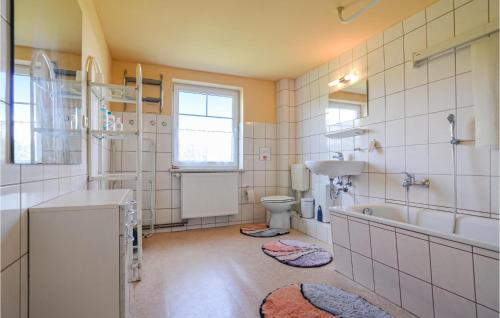 Bathroom, Nice apartment in Uckerland with 5 Bedrooms and WiFi in Uckerland