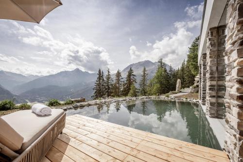 ระเบียง/ชานเรือน, Leni Mountain Chalet in ฮอคโซลเดิน