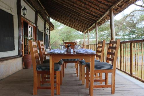 Restauracja, Ziwa Bush Lodge in Nakuru