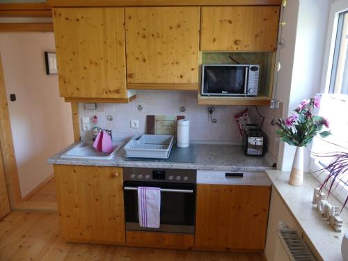 廚房, Ferienwohnung Bergblick in 霍恩派辛堡