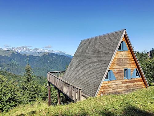 Chalet avec vue exceptionnelle sur les montagnes gîte à louer Guzet Neige