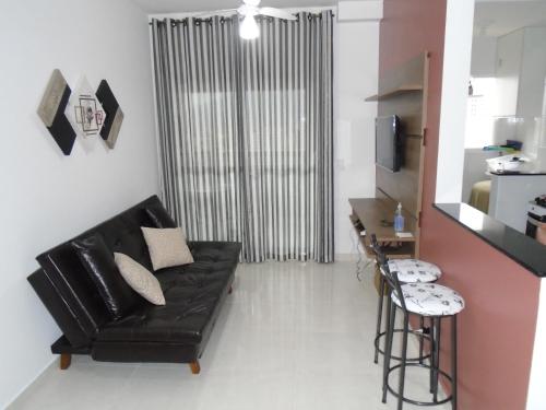 Apartamento em Mongaguá, Frente ao Mar