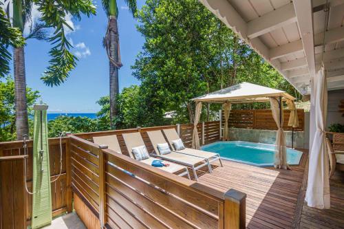 Varanda/terraço, GREEN HOUSE in Deshaies