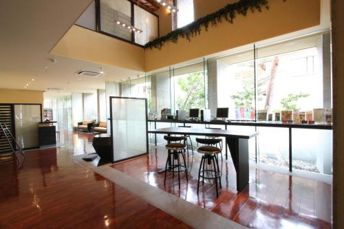 Business center, Uozu Manten Hotel Ekimae in Asahi