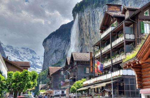 Lauterbrunnen Staubbach Beautiful Waterfall Apartment in 勞特布龍嫩