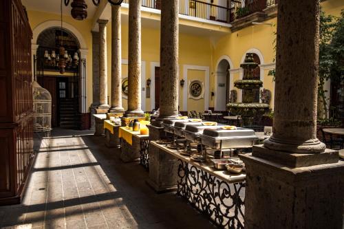 Restaurace, Hotel San Francisco Plaza in Guadalajara