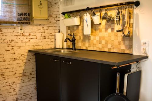 Cocina, Little Beauty Souterrain Apartment Linkenheim in Lampertheim