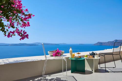 Elegant Santorini House Villa Harmony Caldera View-Outdoor Hot Tub Oia