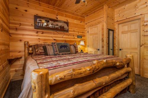 Big Trout Wood Cabin HotTub Grill Game Room Loft - image 2