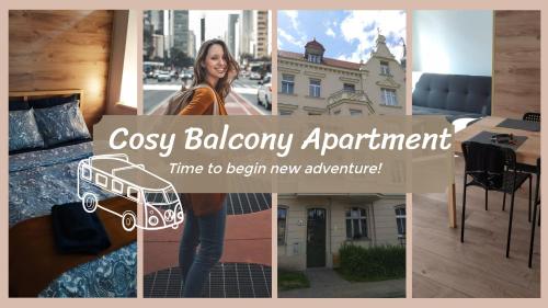 Cosy Balcony Apartment - Grudziądz